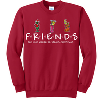 Christmas Friends Hybrid Sweatshirt