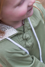 Load image into Gallery viewer, Sage and Lace Hoodie Now Available in Kids!
