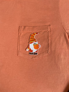 PATCHED Fall Lovin’ Gnome Pocket tee