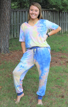 Load image into Gallery viewer, Tie Dye at Dusk Lounge Set

