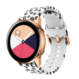 RUBBER PATTERNED STRAP FOR SAMSUNG GALAXY WATCH ACTIVE2 / GEAR SPORT / GEAR S2