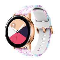 RUBBER PATTERNED STRAP FOR SAMSUNG GALAXY WATCH ACTIVE2 / GEAR SPORT / GEAR S2